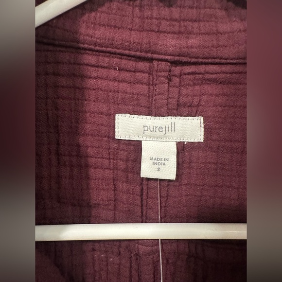 NWT J.Jill Relaxed Gauze Blazer Size Small - Picture 6 of 9